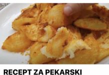RECEPT ZA PEKARSKI KROMPIR OD KOJEG STAJE PAMET: Pravi se za MANJE OD POLA SATA