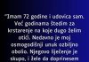 “Imam 72 godine i udovica sam…”