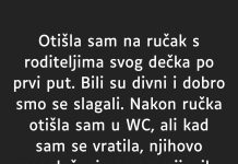 “Otišla sam na ručak s roditeljima svog dečka po prvi put…”