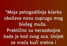 Moja kćerka od 5 godina obožava od supruga novu ženu, a ja gorim…