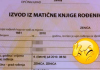 OVO IMA SAMO NA BALKANU: Kada je otac UGLEDAO RODNI LIST KĆERKE, nije mogao sebi doći! (FOTO)