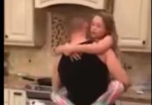 Mislila je da joj muž i kćerka spremaju jeIo u kuhinji, ali kad je ušla u tamo, zaIediIa se od scene koju je zatekla: Zatim je uključila kameru – ONI NISU NORMALNI (Video)