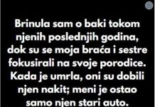 Brinula sam o baki tokom njenih poslednjih godina