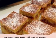 RECEPT DANA: Sočni kolač od jabuka !