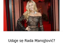 Udaje se Rada Manojlović? Sve javno potvrdila, mladoženju svi znate, stariji bogati kolega – njen otac raz0čaran “nije se udala nego pr0daIa”