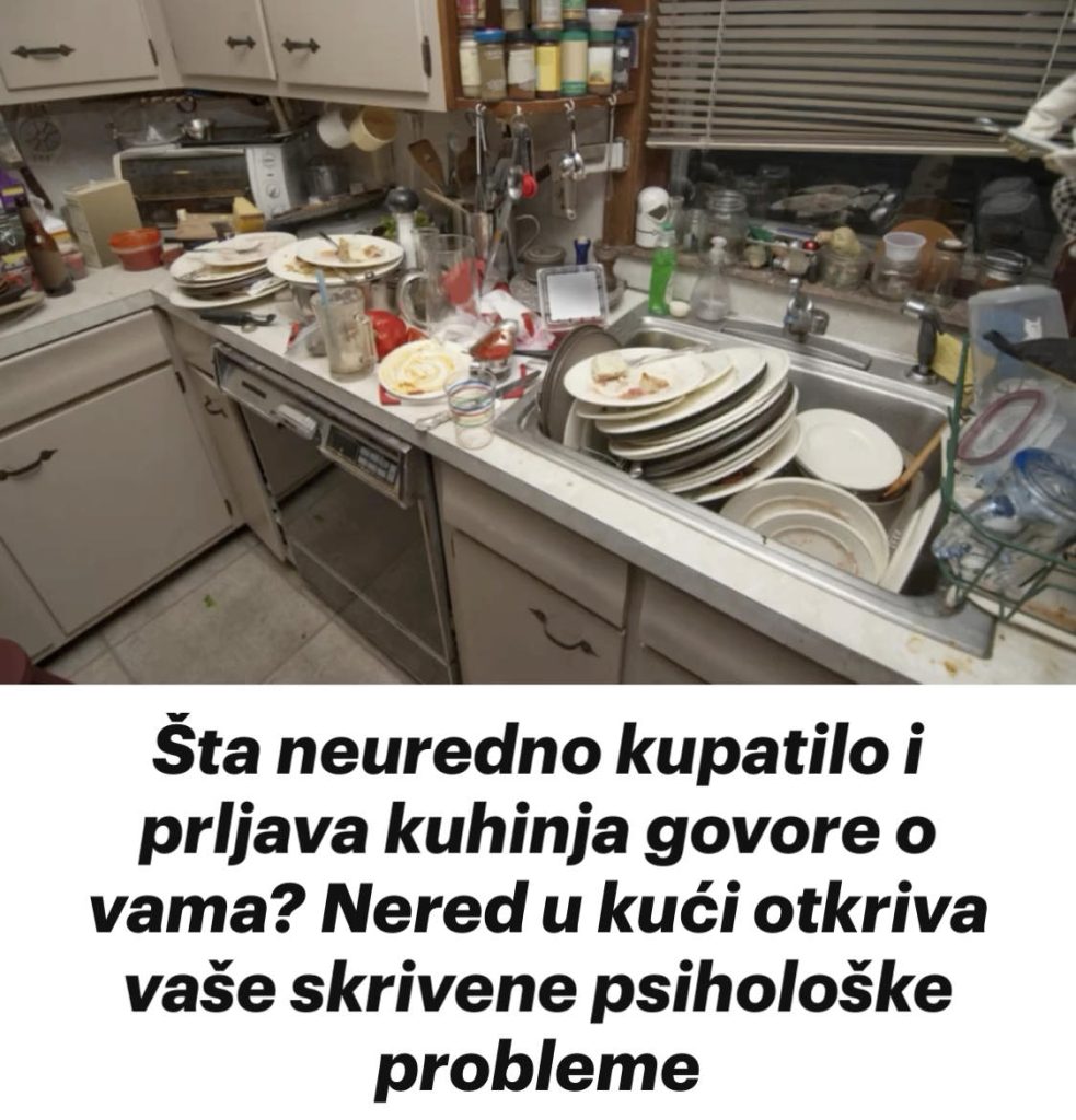 Šta neuredno kupatilo i prljava kuhinja govore o vama? Nered u kući otkriva vaše skrivene psihološke probleme - featured image Šta neuredno kupatilo i prljava kuhinja govore o vama? Nered u kući otkriva vaše skrivene psihološke probleme - featured image
