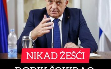 NIKAD ŽEŠĆI DODIK ŠOKIRAO MUSLIMANE!